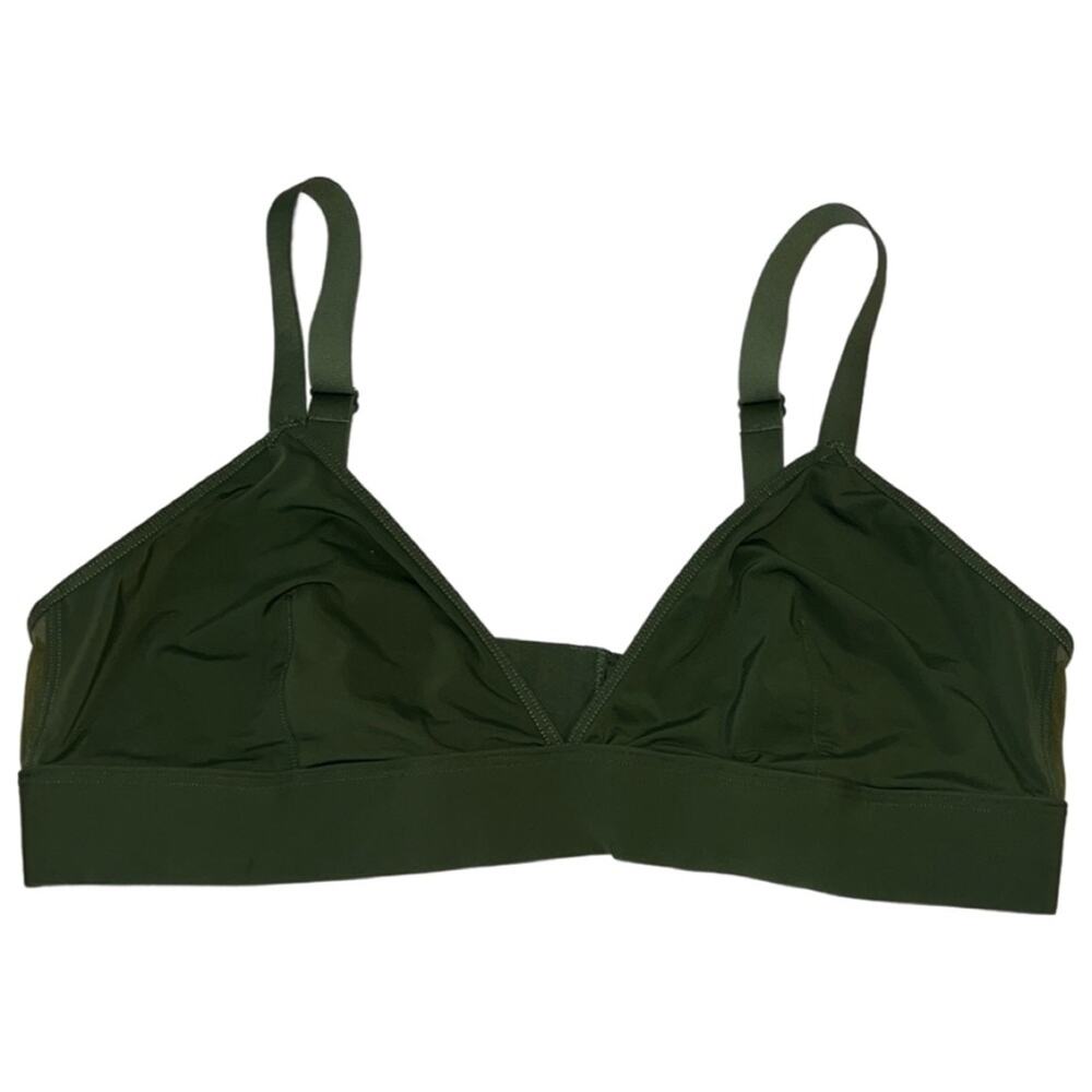 Parade Olive Green Bralette Large NWOT